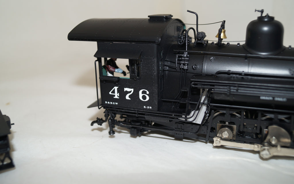 On3 Brass Berlyn Locomotive Works D&RGW K-28 2-8-2 #476