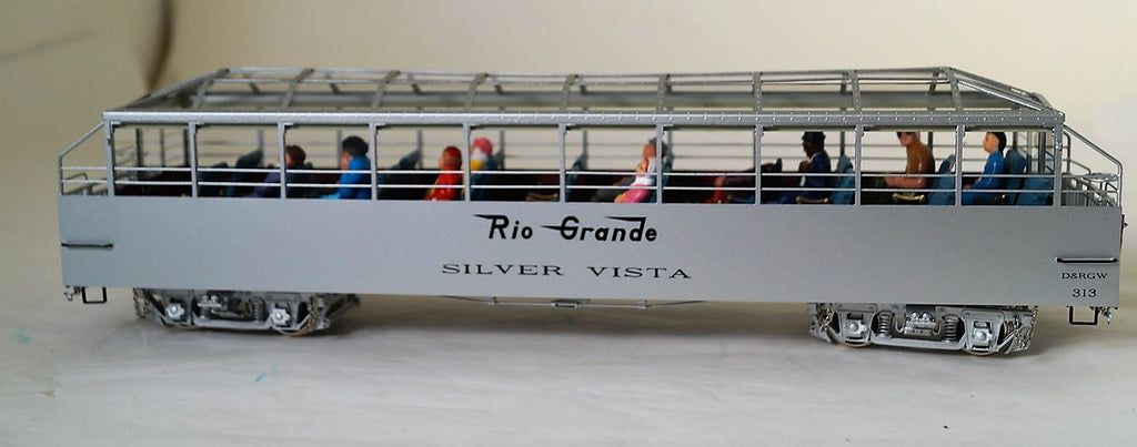 D&RGW Wheel Car 金属製　On3 On3 Brass BLW D&RGW Excursion Car No. 313 