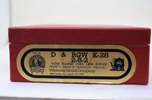 Hon3 Brass WMC D&RGW K-28 2-8-2