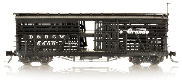 Blackstone Hon3 D&RGW 5500 Series Double Deck Stock Cars