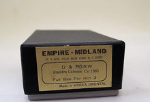 Hon3 Brass Empire Midland D&RGW Standra Caboose