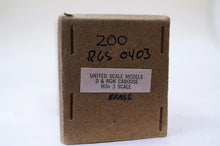 Hon3 Brass United Scale Models RGS Caboose- unpainted