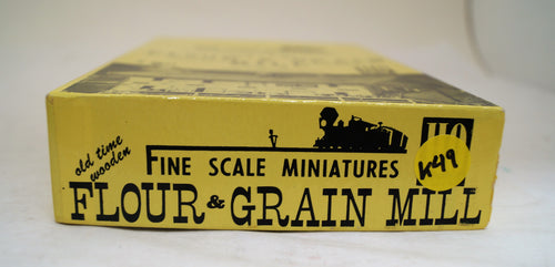 Ho Scale Fine Scale Miniatures Old Time Wooden Flour & Grain Mill Kit