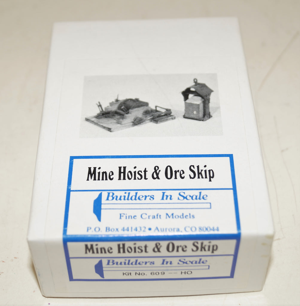 HO Builders In Scale, Mine Hoist & Ore Skip Kit 509 Southwest Narrow