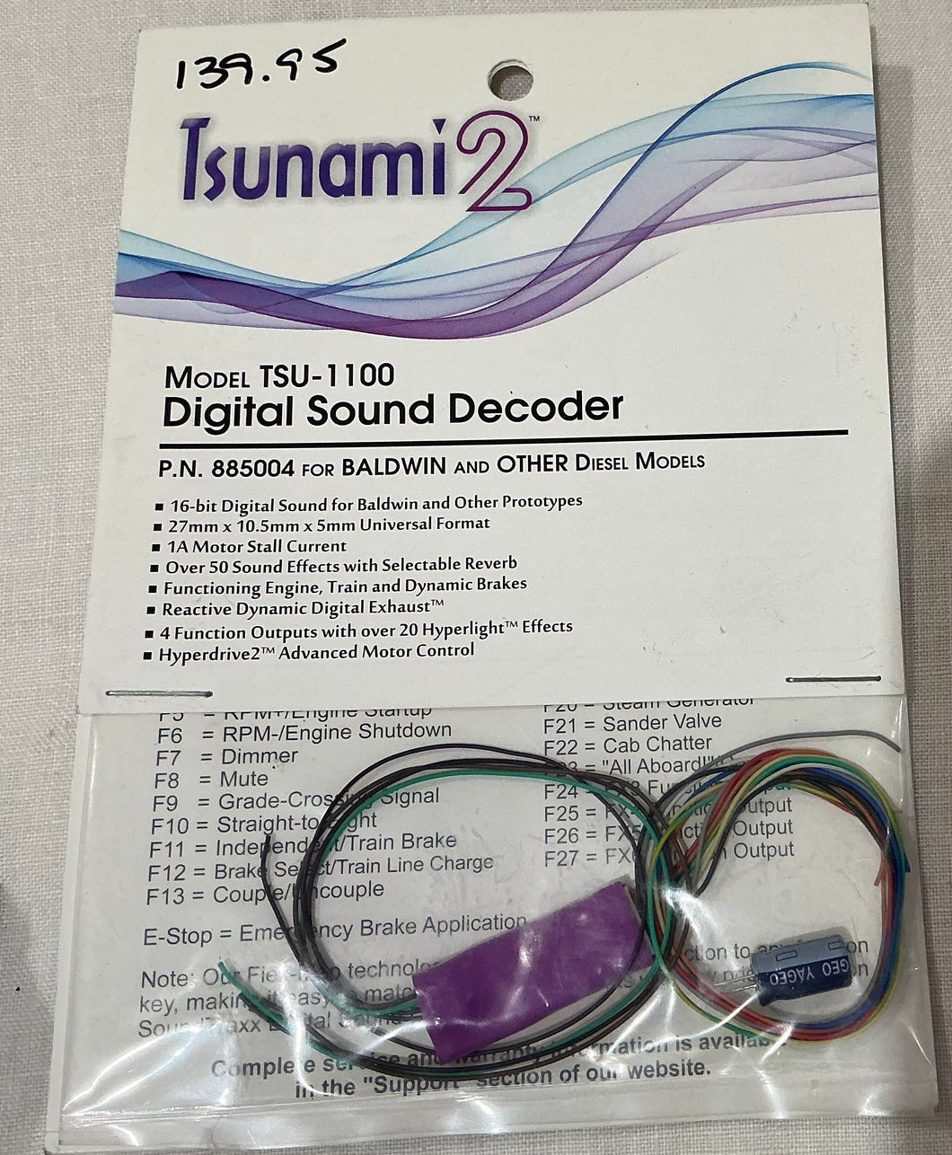 Tsunami 2 Model TSU-1100 Digital Sound Decoder