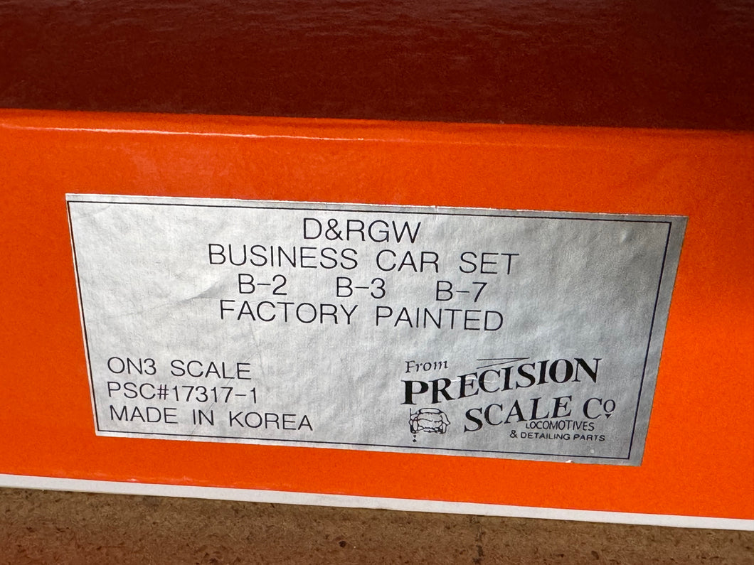 Precision Scale Business Car Set