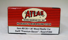 Ho Scale, Atlas Model Railroad, Steam Era Classics Reefer, Swift Premium Bacon