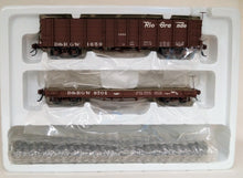 On30 San Juan Car Co. RTR Pipe Gondola with Idler Flat Car and Pipe Load