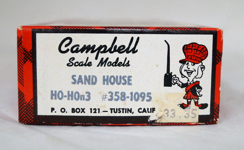 Ho/Hon3 Campbell Scale Models, Kit #358, Sand House