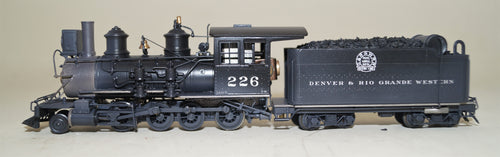 Hon3 Brass Westside Model Company D&RGW C-16 2-8-0 #226