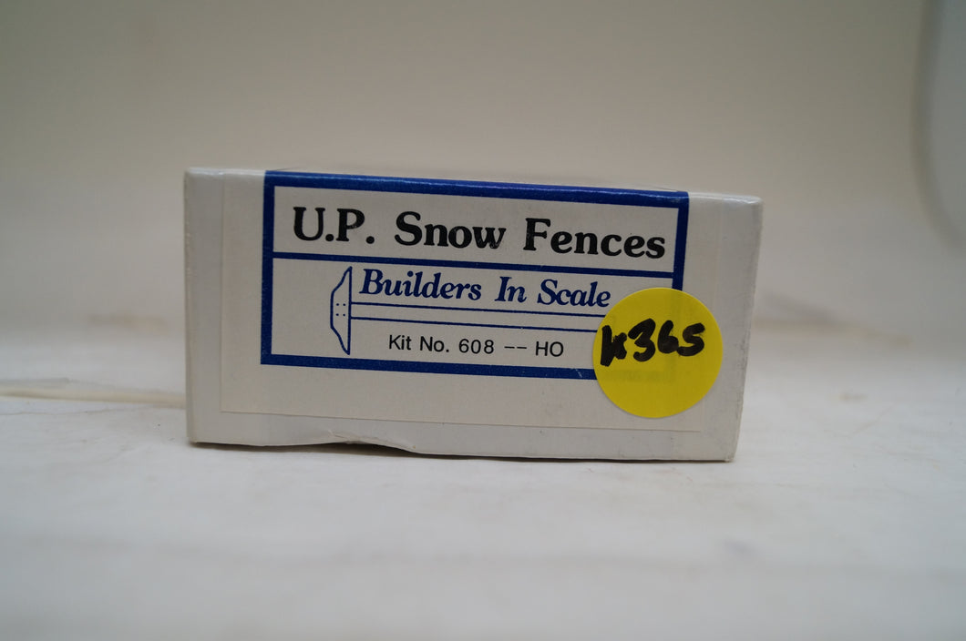 Ho Builders In Scale U.P. Snow Fences Kit