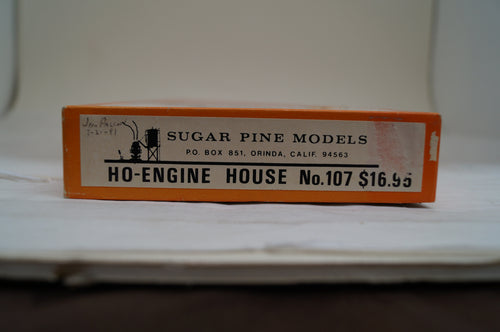 Ho Sugar Pine Models Engine House Kit