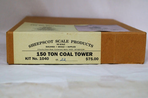 Ho-Hon3 Scale, Sheepscot Scale Products, Kit #1040, 150 Ton Coal Tower