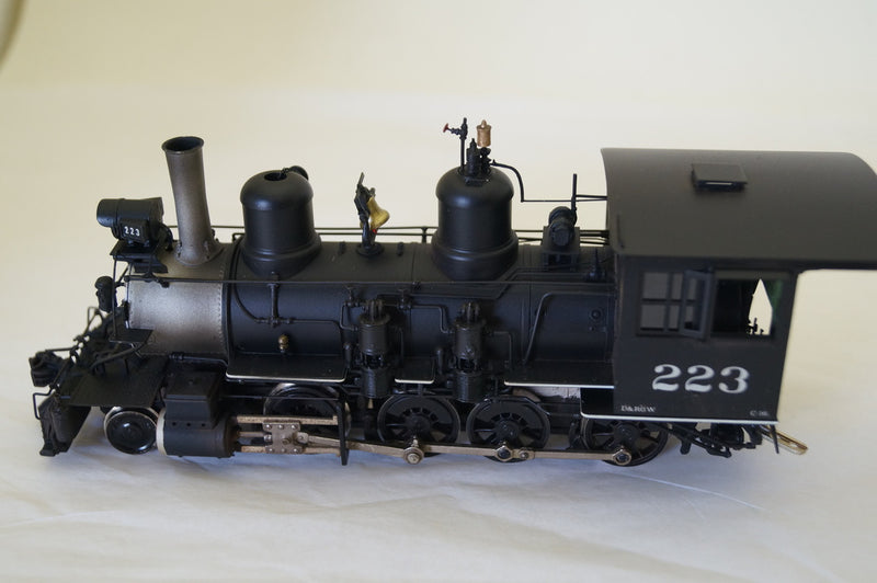 PFM Sn3 D&RGW C-16 2-8-0 #223 完成品 BARGAIN BRASS - Sn3 Brass Model - PFM D&RGW Rio Grande C-16 2