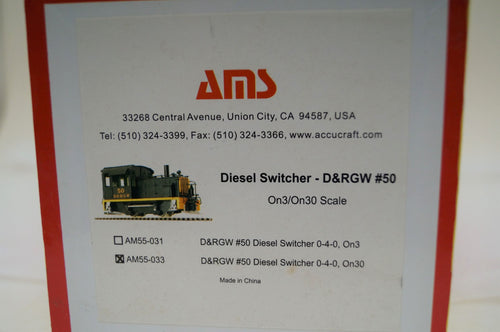 On30 AMS Diesel Switcher #50