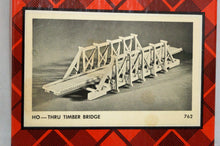 Ho Scale, Campbell Scale Models, Kit #762 Thru Timber Bridge