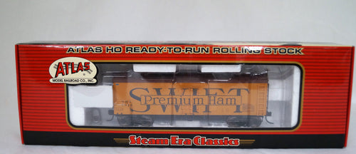 Ho Scale, Atlas Model Railroad, Steam Era Classics Reefer, Swift Premium Ham
