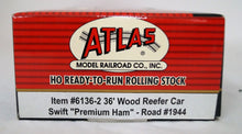 Ho Scale, Atlas Model Railroad, Steam Era Classics Reefer, Swift Premium Ham