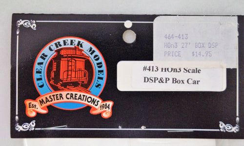 Ho/Hon3 Scale Master Creations, Kit #413 DSP&P Boxcar Kit