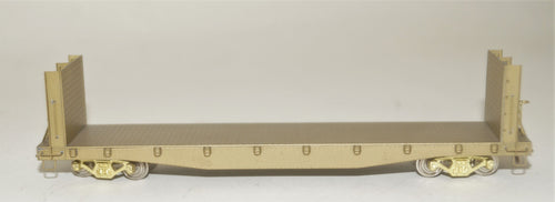 Hon3 Brass Empire Midland D&RGW Flat Car w Bulkhead, unpainted