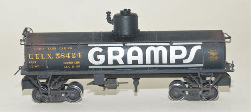 Hon3 Brass PSC Frameless Gramps Tank Car, UTLX #58424