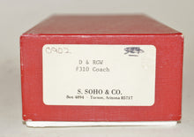 Hon3 Brass S. SOHO & Co. D&RGW Coach