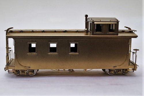 Hon3 Brass D&RGW Peaked Roof Caboose