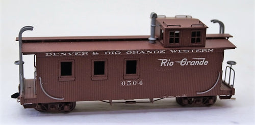 Hon3 Brass Pacific Traction Long Caboose