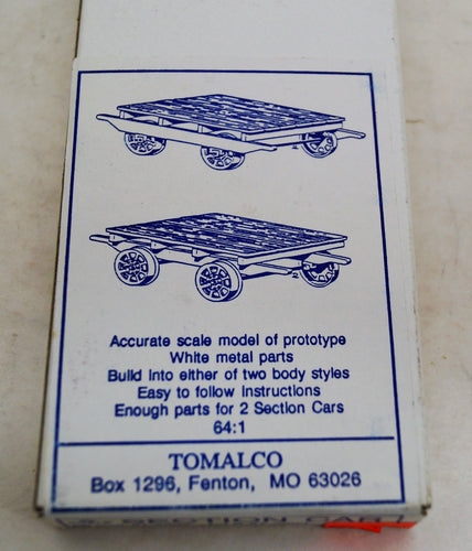 S Scale Tomalco Section Car Kit