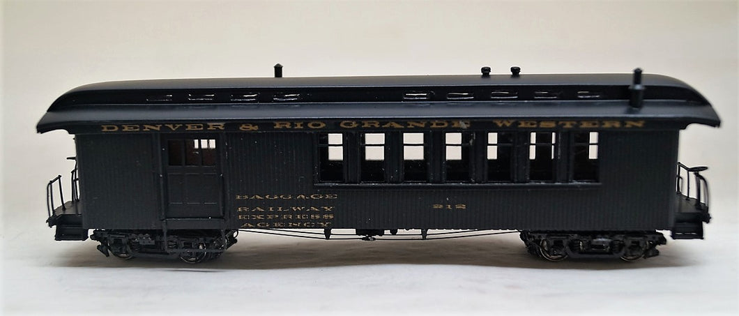 Hon3 Brass S. SOHO D&RGW Combine – Southwest Narrow Gauge