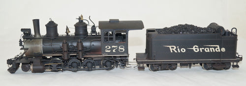 On3 Brass Sunset Models D&RGW C-16 #278