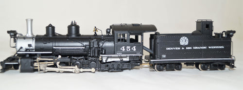 Hon3 Brass United Scale Models, Pacific Fast Mail, D&RGW #454