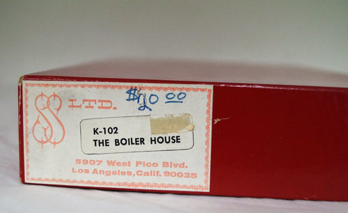 Ho Scale Structures Limited, Kit #k-102, The Boiler House Kit