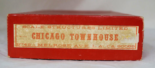 Ho Scale Structures Limited, Kit #k104, Chicago Townhouse Kit