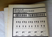 Ho Scale Structures Limited, Kit #k104, Chicago Townhouse Kit