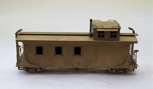 Hon3 Brass Round Roof Caboose