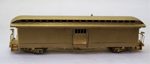 Hon3 Brass S. Soho & Co D&RGW #164 Baggage Car, Unpainted