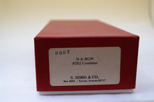 Hon3 Brass S. Soho & Co. D&RGW #202 Combine, Unpainted