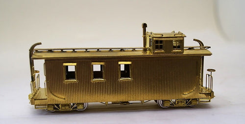 Hon3 Brass Balboa Slim Princess D&RGW Caboose, Unpainted