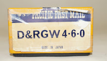 HO Scale Brass Pacific Fast Mail D&RGW 4-6-0, Unpainted