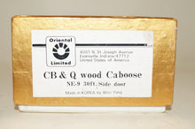 HO Scale Brass Oriental Limited CB& Q NE-9 30ft. Wood Caboose W/ Side Door