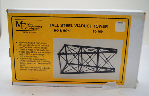 Hon3/Ho Scale, Micro Engineering Company, Tall Steel Viaduct Tower Kit