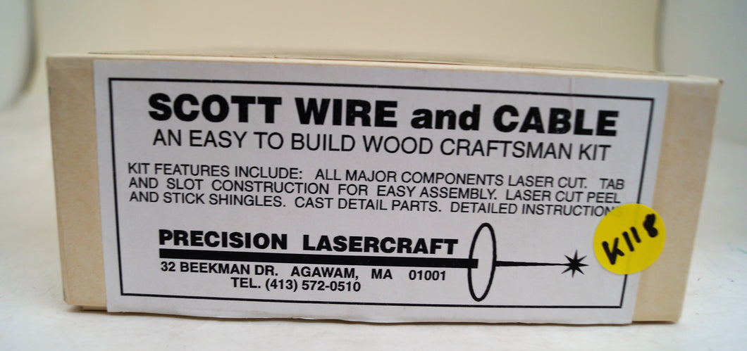 Hon3/Ho Precision Lasercraft Scott Wire & Cable Kit