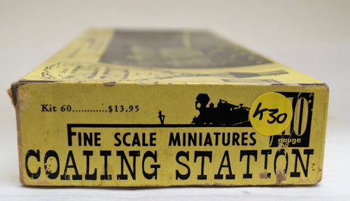 Ho Scale Fine Scale Miniatures Coaling Station Kit