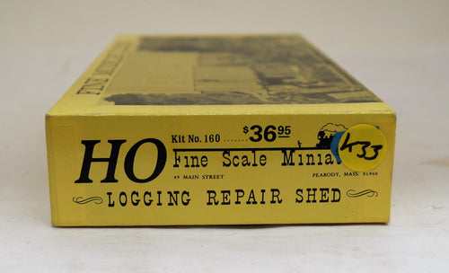 Ho Scale Fine Scale Miniatures Logging Repair Shed Kit