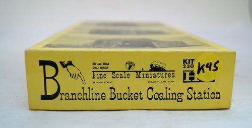 Ho Scale Fine Scale Miniatures Branchline Bucket Coaling Station Kit