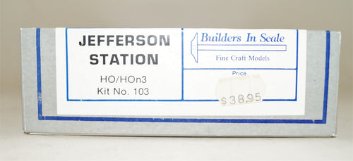 HO/Hon3, Builders In Scale Jefferson Station Kit #103