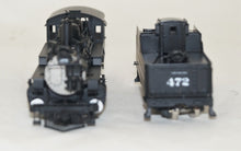 Hon3 Brass Sunset Models D&RGW 2-8-2 K-28 black boiler, Moffat #472