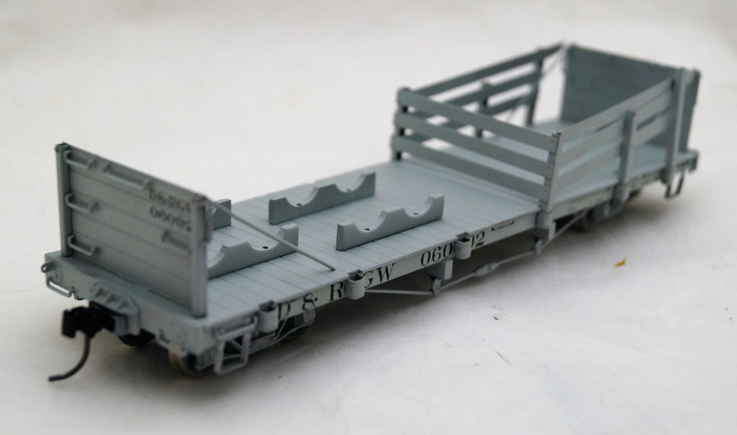 D&RGW Wheel Car 金属製　On3 ON3 Brass Wheel & Tie Car – Southwest Narrow Gauge